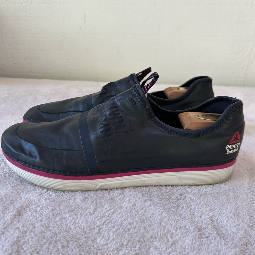 Reebok CrossFit Nanossage Men's Size 11 Recovery Slip-On Shoe Black